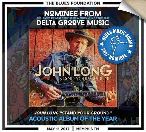 The Blues Foundation 2017 Nominee Accoustic album of the year
